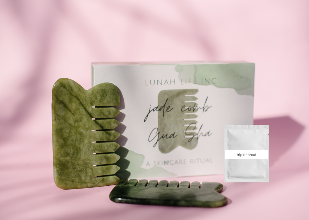 INTRO GUA SHA TOOL Jade Comb