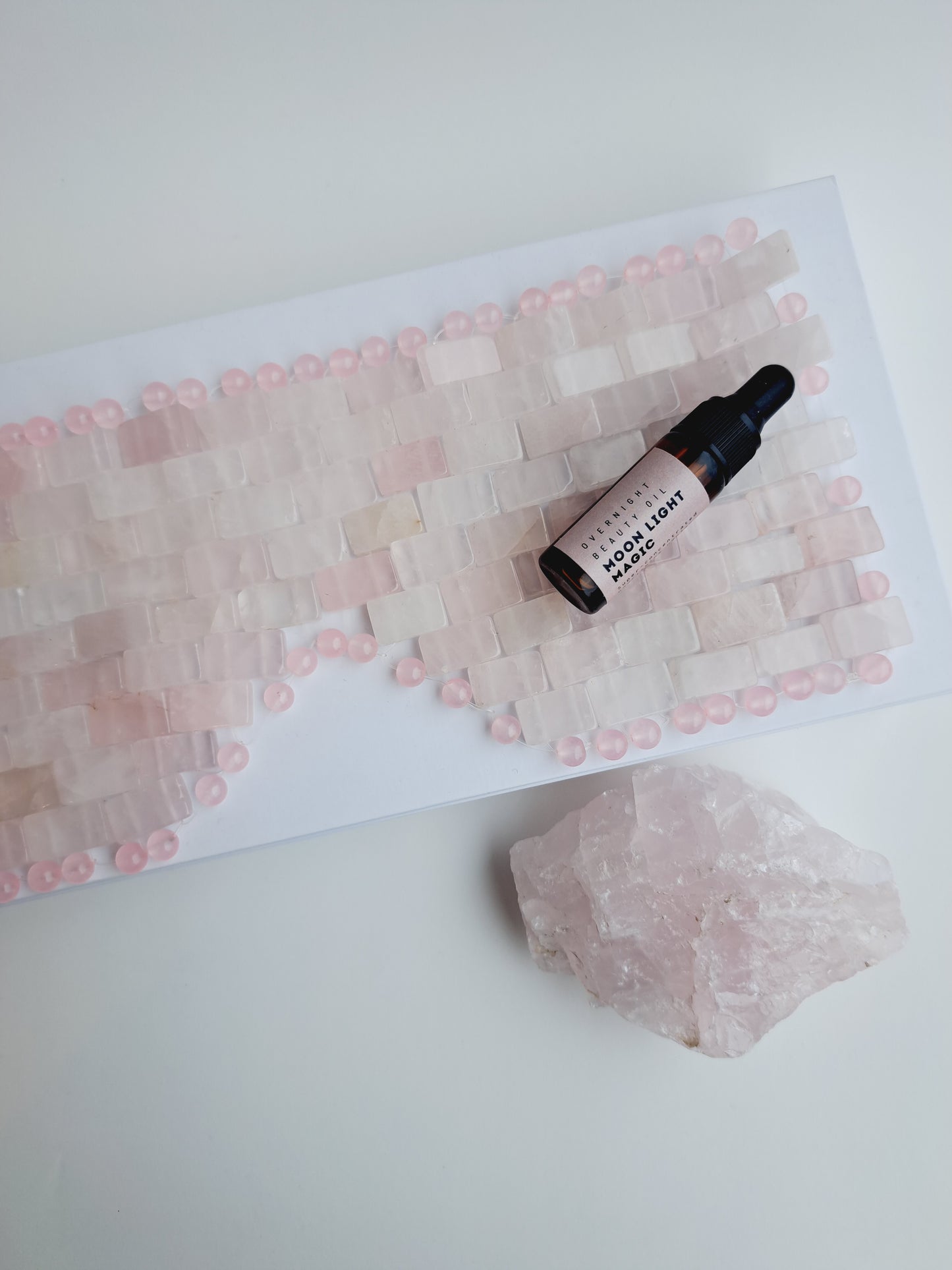 Luxe Rose Quartz Eye Mask