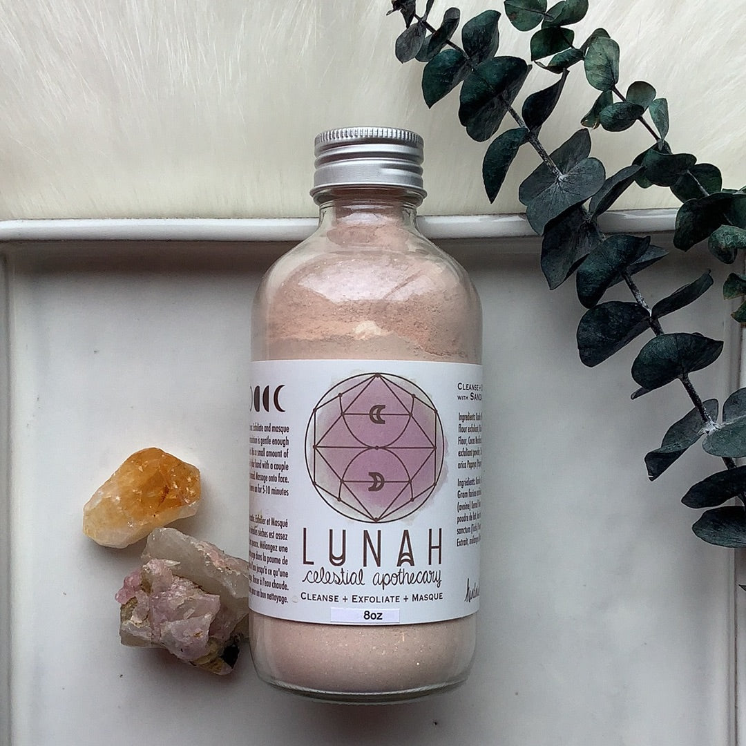 Renew Exfoliation: Sandalwood Brightening Powder