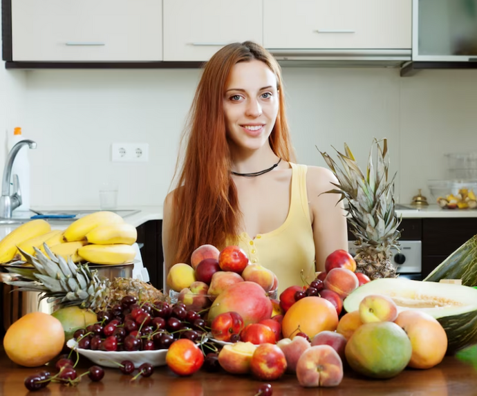 How eating more fruit can help with redness, rashes, etc. on your skin