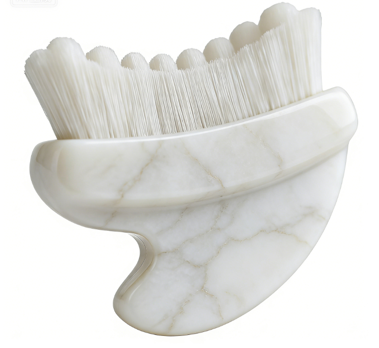 Jade & Bristle Lymphatic Facial Brush