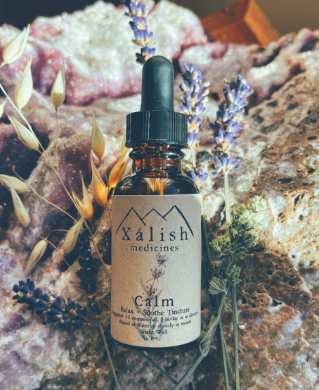 Calm {anxiety support} with Lavender, fresh Milky Oats, Skullcap & Catnip