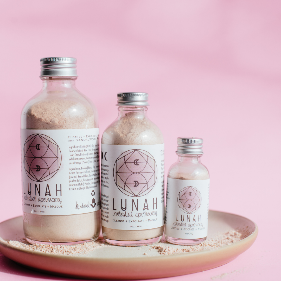 Renew Exfoliation: Sandalwood Brightening Powder