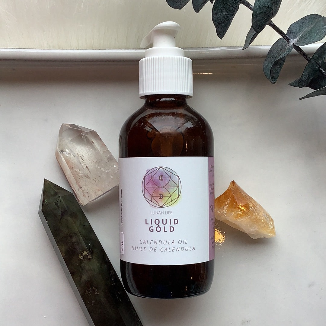 Sooth Inflammed Skin: Liquid Gold Serum